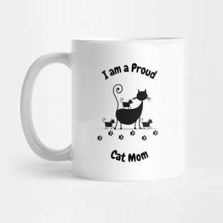 Cat Mom Life Coffee Yoga Lover Mom Gift Mug